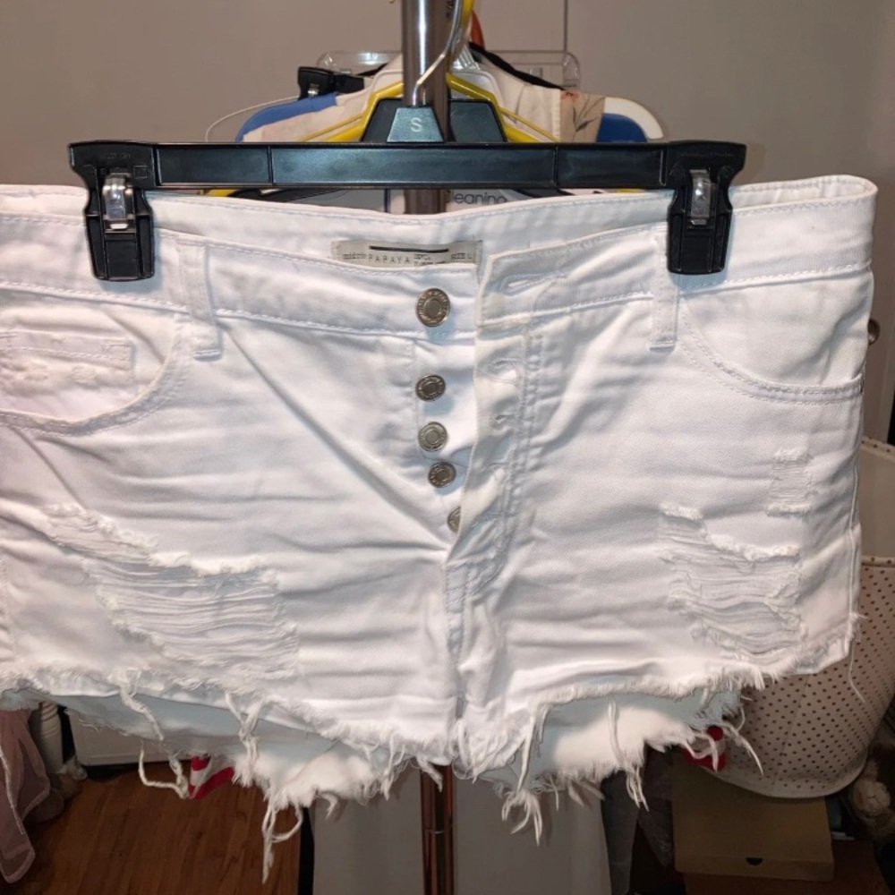 White Shorts
